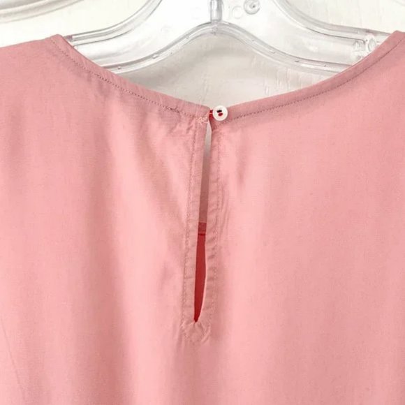 Tommy Hilfiger - Pink Tencel Tiered Dress - Picture 7 of 15